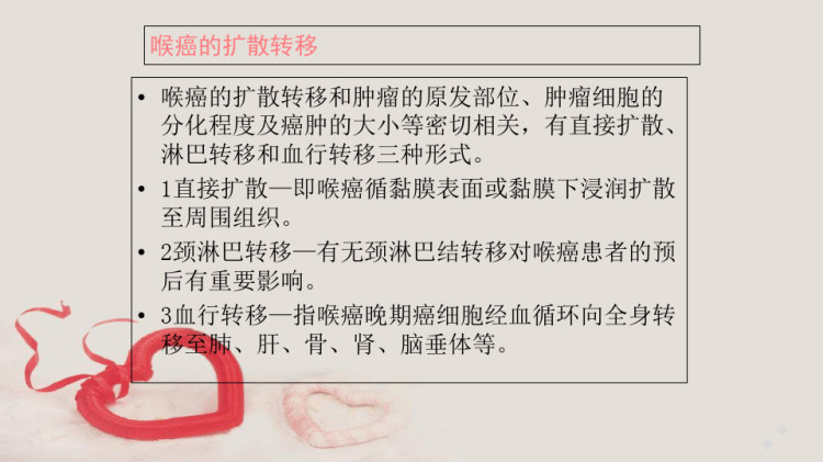 喉癌教学的查房PPT