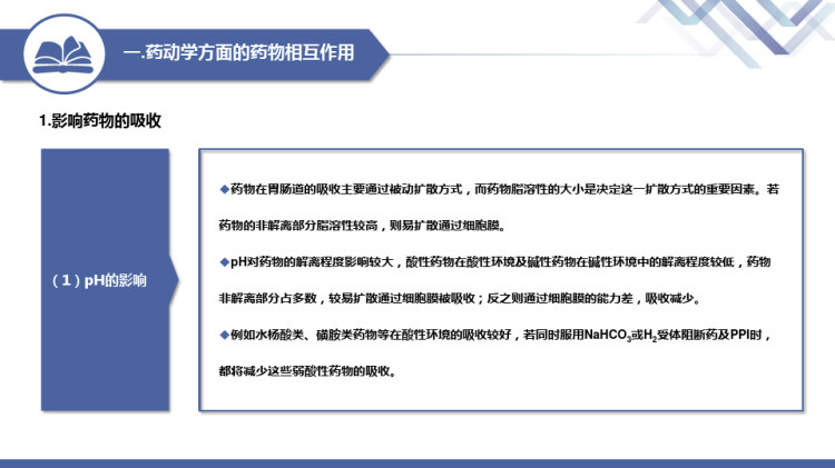 药物相互作用的分类和实例介绍PPT